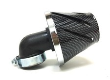 Simson S 50 KR 51, MZ ETZ Tuning Luftfilter Vergaser Anschluss Carbon 28 & 35mm 