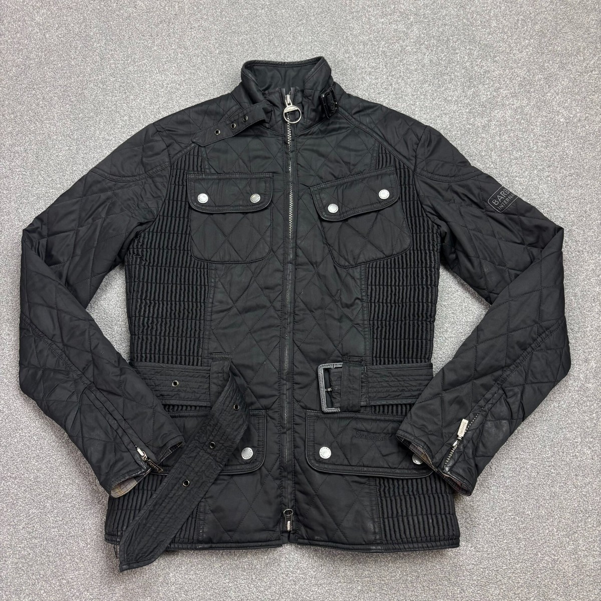 Quilted Jacket Barbour Biker Jacket Ladies Barbour Women's