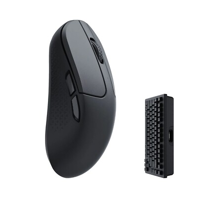 Keychron M3 Mini Wireless Maus Bluetooth 5.1 & 2.4 GHz - Schwarz 4000 Hz M3M