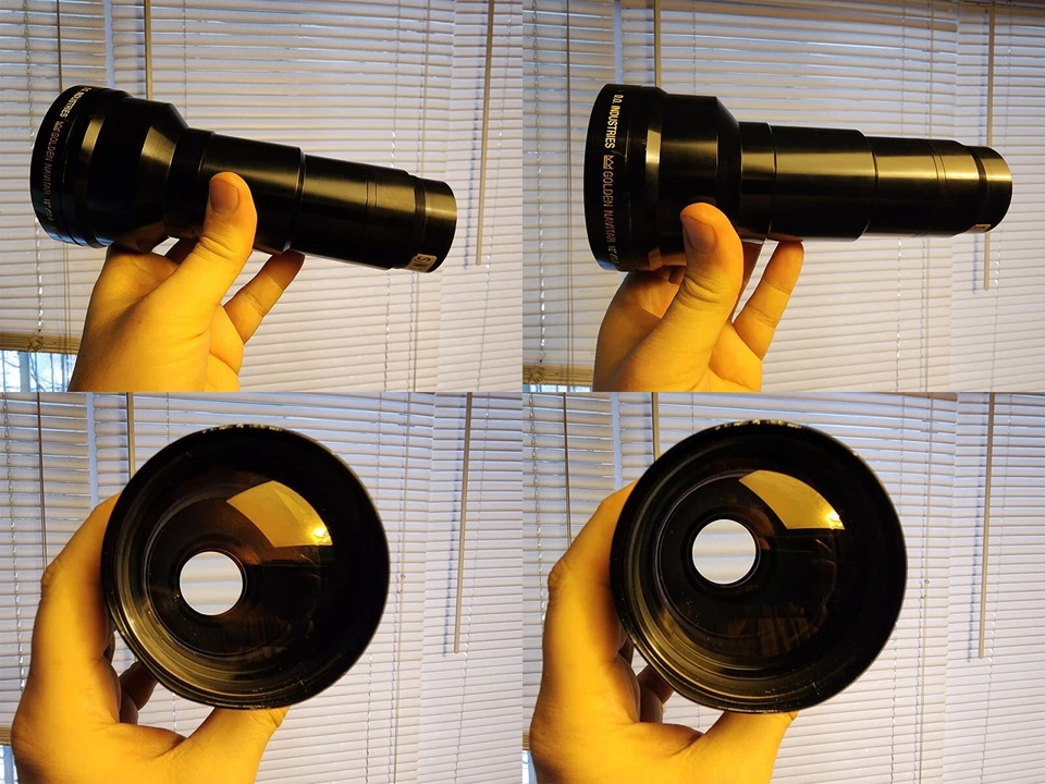 Lente Proyector 12" pulgadas 300mm f2.8 Dorado Navitar DO Industries Lente Proyección Foto 2 de 4