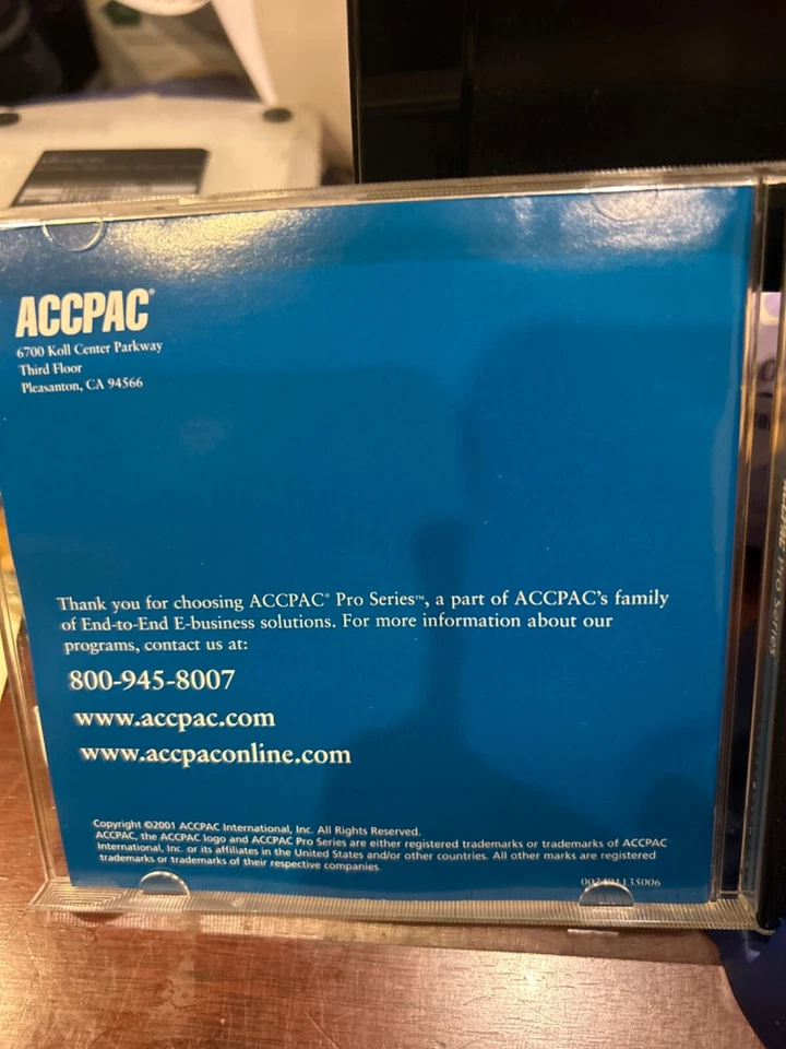 AWESOME BRAND NEW ACCPAC PRO SERIES Report Writer V6.5 UNLIMITED USER DEMO - Image 4 of 4