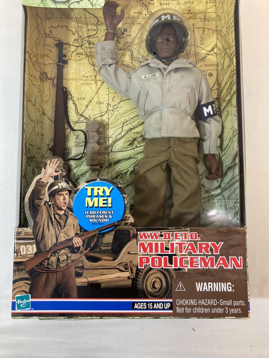 j80] Hasbro GI Joe W.W. II E.T.O. MILITARY POLICEMAN Action