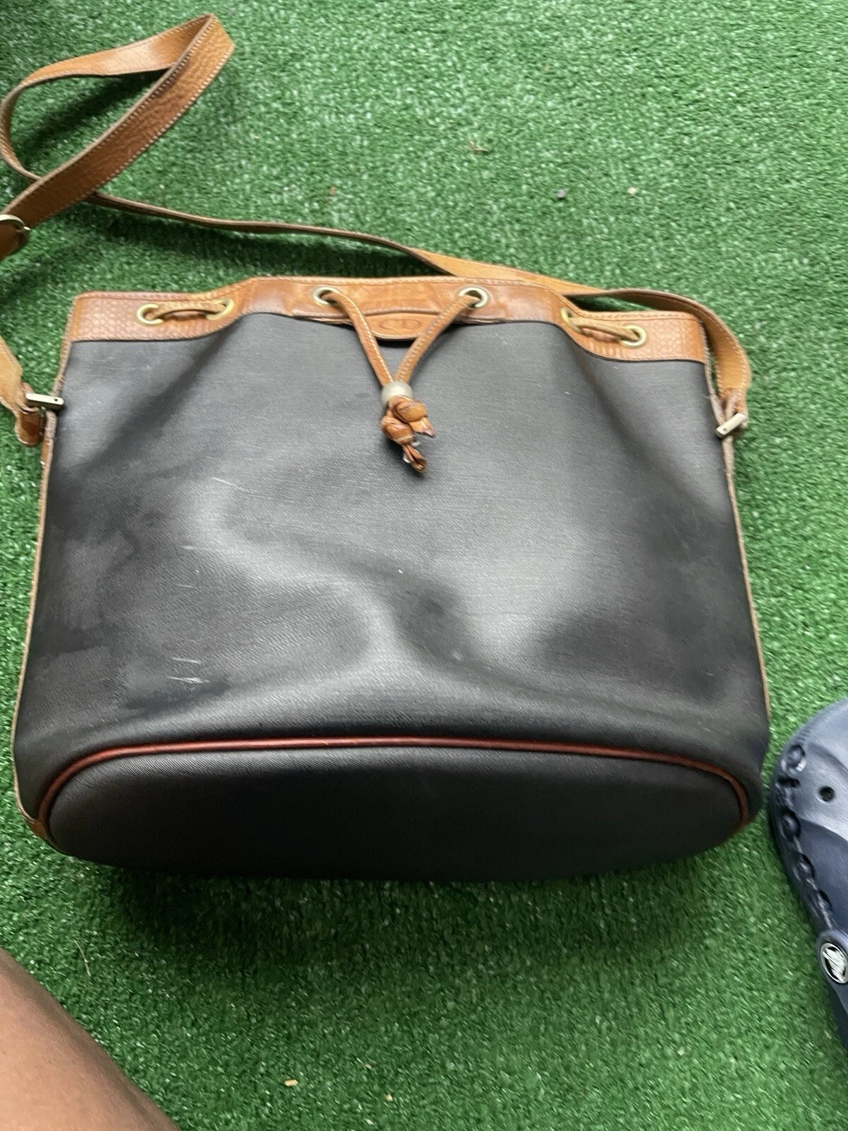 Sac seau Christian Dior vintage avec portefeuille