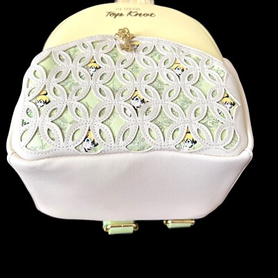 Disney Loungefly Tinkerbell Top Knot Mini Backpack New NWT  display picture 3