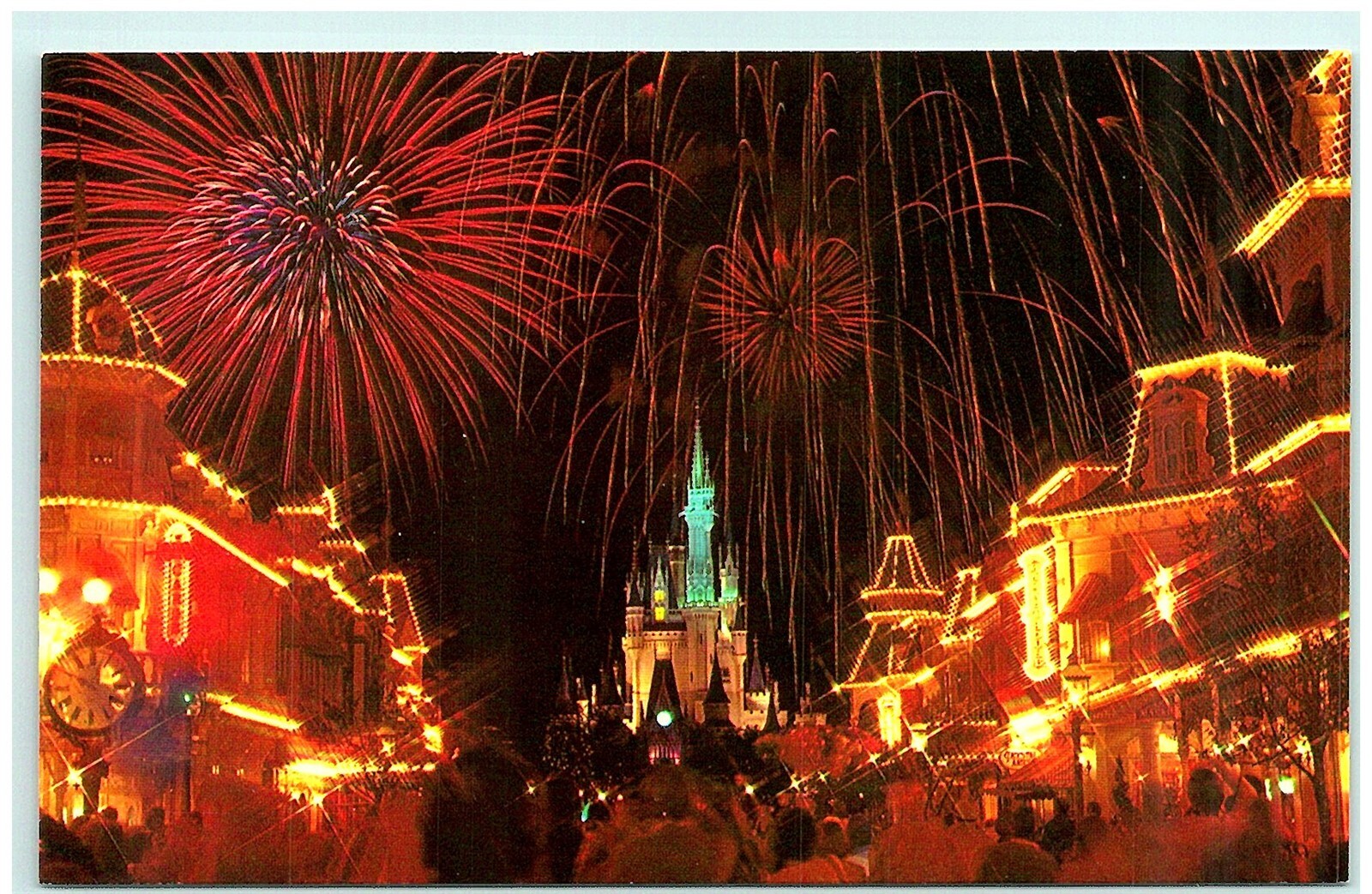 Disney World Orlando FL Fantasy in the Sky Fireworks Postcard S03-5245