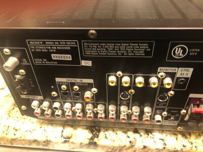 Sony STR-DE545 ** RARE** Audio/Video AM FM Surround Sound Receiver