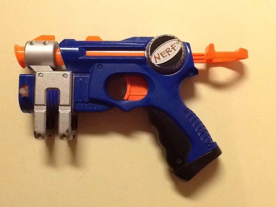 nerf gun with laser