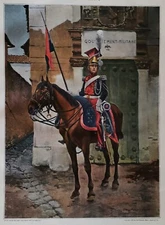 FRANCOIS FLAMENG (1856 - 1923) Vintage ORIGINAL 1898 Lithograph Figaro Illustre