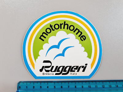 RUGGERI BRESCIA MOTORHOME STICKER STICKER STICKER VINTAGE 80s