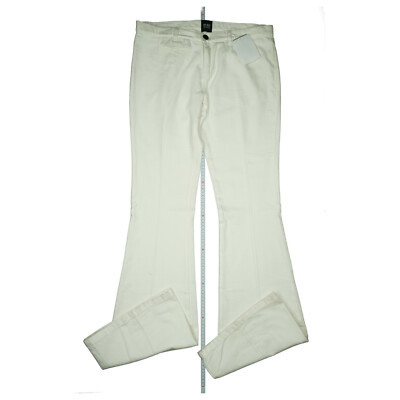 Michalsky Jeans Berlin Womens Stretch Bootcut Flare Trousers G.28 W30 L36 White New