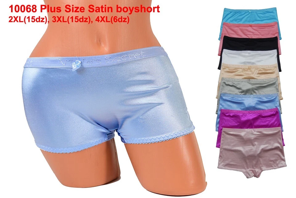 3,6 o12 Satén Sedoso Boyshort Boys Shorts Brillantes Sissy Bikini Bragas Boxer S-4X Foto 2 de 4