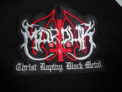 Marduk Shape Patch Black Metal Kriegsmaschine Plaga xx