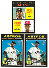 2020 Topps Heritag #54 Yordan Alvarez All Star (Rookie) Base-Action-Error ASTROS