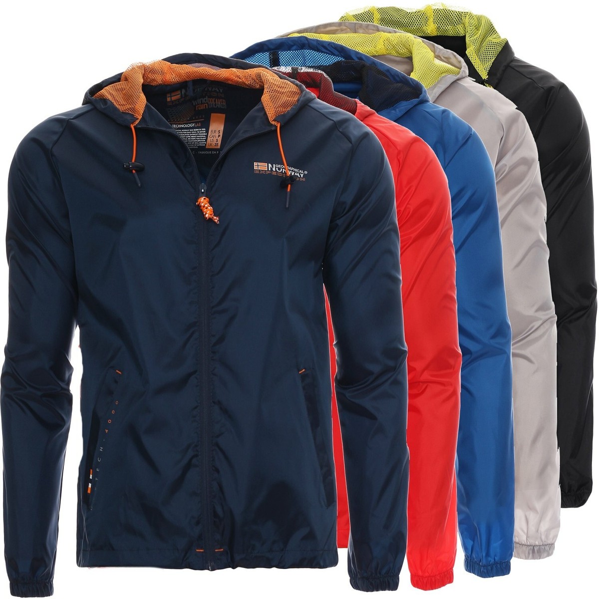 Geographical Norway Herren Jacke Regenjacke Übergang Windbreaker