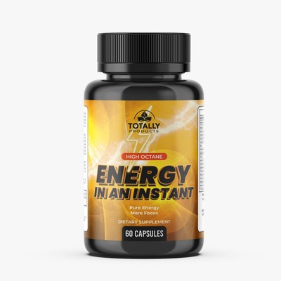 Natural Energy Booster Pills Support Brain Health Focus and Memory Supplements