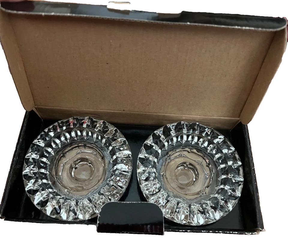 两套水晶蜡烛/汽车支架透明圆形刻面 #315199 开箱 — 第 3/4 张图片