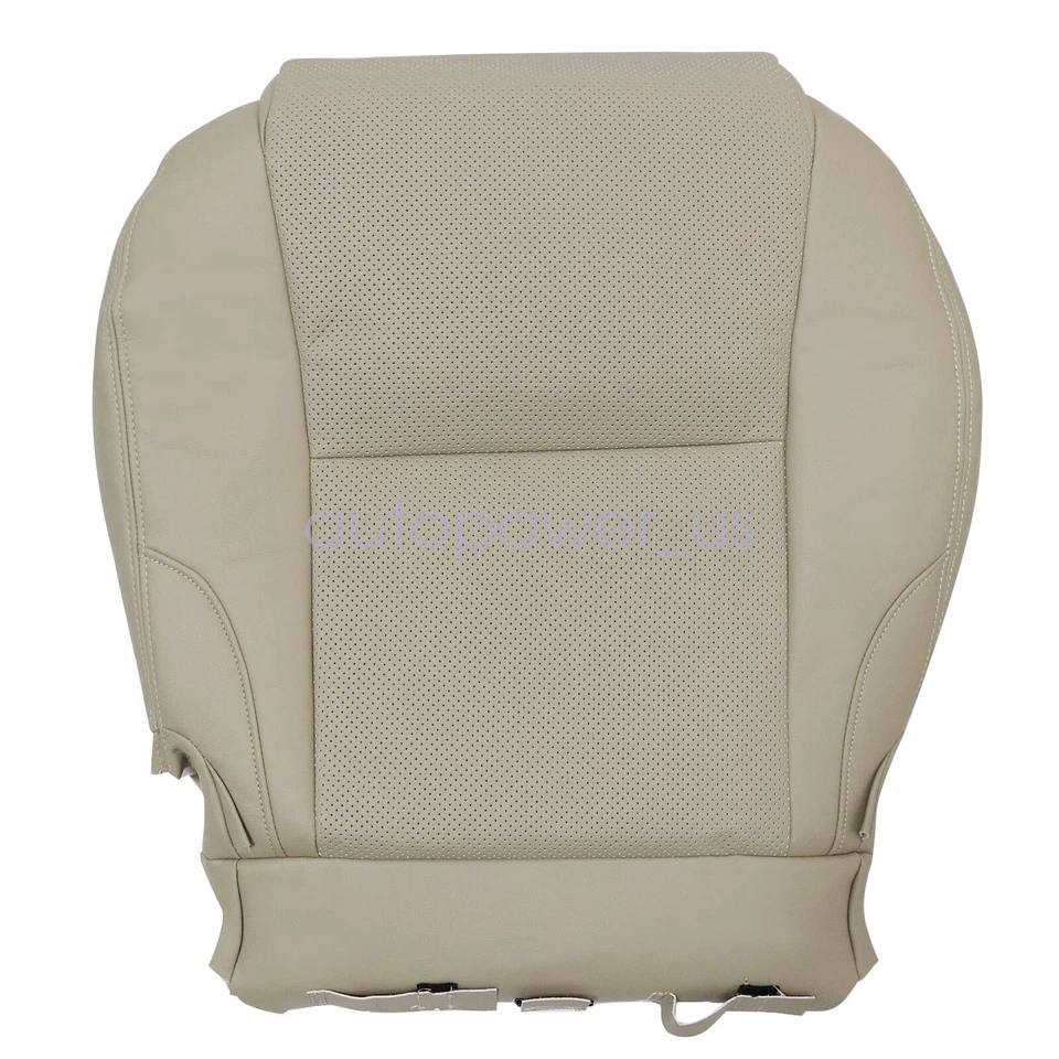 Cubierta de asiento de cuero perforado inferior del conductor bronceado para Lexus IS250 IS350 2006-2013 Foto 3 de 4