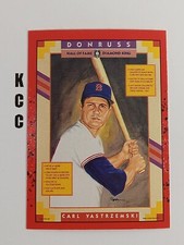 1990 Donruss Baseball #588 Carl Yastrzemski Boston Red Sox Diamond Kings HoF