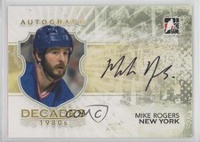 2010-11 ITG Decades 1980s Auto Mike Rogers #A-MRO Auto 7ez
