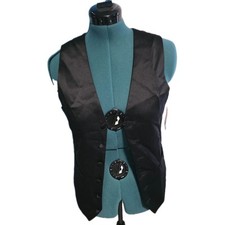 jf j Ferrar vest mens small slim fit black.New with tags