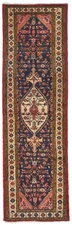 Handmade Plum Tribal Floral Design Oriental Runner Rug Home Decor Carpet 3X10 ft