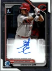 Sheng-En Lin 2024 Bowman Chrome 1st Auto Autograph RC Cincinnati Reds