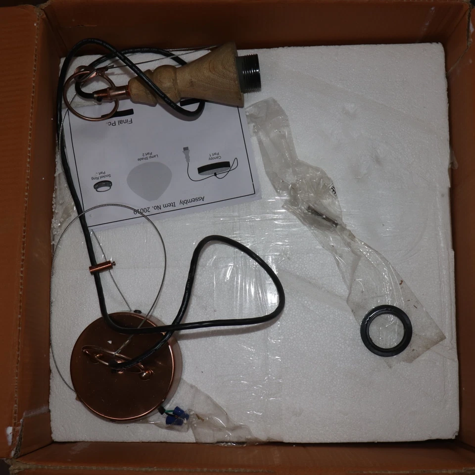 River of Goods Valencia Teardrop Glass Pendant Light 18" 20019 - Image 3 of 4