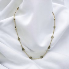 18" Diamond Necklace 15 Diamonds 2.00 Carat T.W. 14K Yellow Gold 3.7 ECG003491 