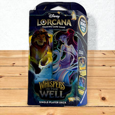 Lorcana Whispers in the Well Starter Deck Amber and Emerald