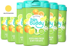 Fresh Citrus, 450G, Pack of 6, Bin Freshener Deodoriser Powder, Leave