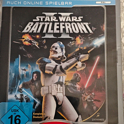 Star Wars: Battlefront II   Sony PlayStation 2 PS2 PAL Platinum, USK 16