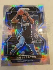 2021 Panini Prizm Moses Brown Silver Prizm 173 MINT