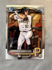 Easton Carmichael 2025 Bowman Draft #BDC-50 Pittsburgh Pirates 1st Chrome