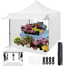 Pop up Pavillon 3x3m Wasserdicht Faltpavillon Partyzelt für Garten Camping Markt