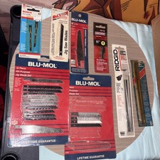 Vintage Lot Of Over 30 Small Jigsaw Blades /NEW/Bosch-Ridgid-Blu-Mol-2  -4  -5  
