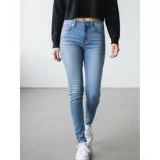 Levi Strauss Women's 10 Signature High Rise Skinny Jeans Blue Denim