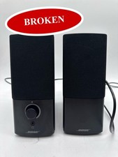  BROKEN Bose Companion 2 Series III Multimedia Speakers for PC 3.5mm Black