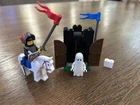 LEGO 6034 Black Monarch's Ghost castle, No Instructions Or Bird