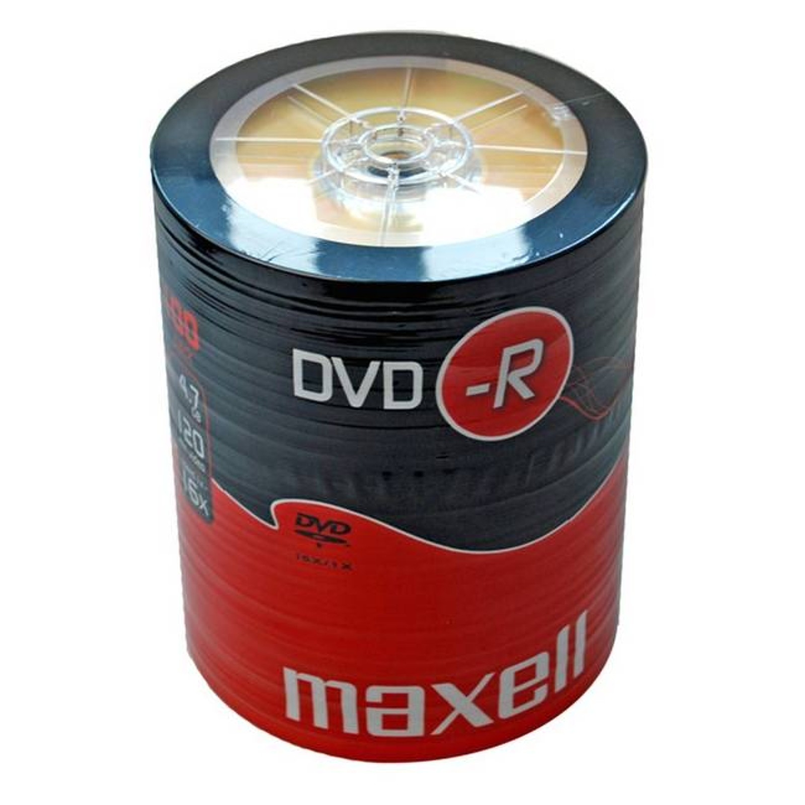 Maxell 16x DVD-R 4.7GB - 100 Discs (275733) Cello Wrap