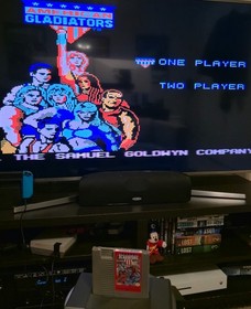 American Gladiators (NES, 1993) NES CART AND MANUAL