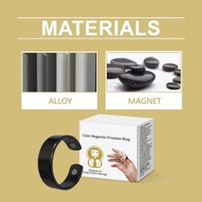 Men's Dual Magnetic Health Care Ring Prostate Care Health Care Open Ring US