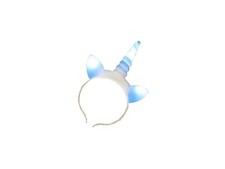 White Light-Up Unicorn Headband Costume Accessory