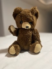 R. Dakin Brown Jointed Teddy Bear Plush Stuffed Animal Toy Vintage Prod Of Japan