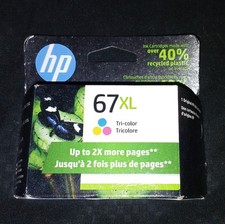 HP 67 XL Black Ink Cartridge Exp. 10/2022