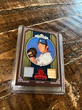 Hideo Nomo - 2005 Donruss Diamond Kings #353 Red Framed Duo Relic #/200 - HTF