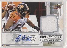 2020 Upper Deck CFL UD Game Jersey Sukh Chungh #GJA-SC Auto l5j