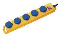 Brennenstuhl Steckdosenverteiler 5-Fach 2M H07RN-F3G1,5 - 1159900205