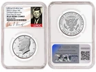 2025 S Silver Kennedy Half Dollar 50C Limited Edition NGC PF69 FDI Ultra Cameo
