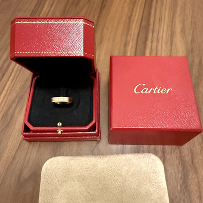 Authentic Vendome Louis Cartier Ring - 18k Gold   4.8mm - Size 59 (US 8.75)