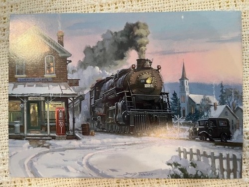 Postcards from National Railroad Museum Christmas - Vintage Set of 7 Christmas! - Picture 5 of 9